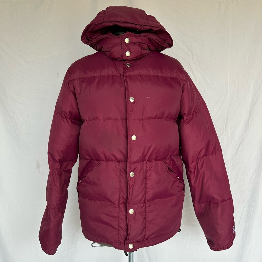 Supreme Burgundy Women’s Down Full Zip Puffer Coat size S